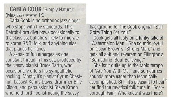 Cook, Carla / Simply Natural / 2002