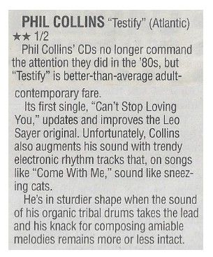 Collins, Phil / Testify / 2002