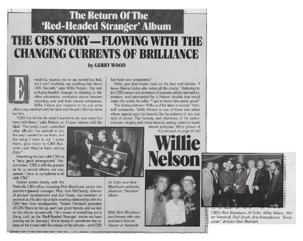 Nelson, Willie / The CBS Story--Flowing with the Changing Currents of Brilliance / 1986