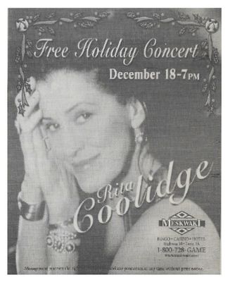 Coolidge, Rita / Free Holiday Concert / 2002