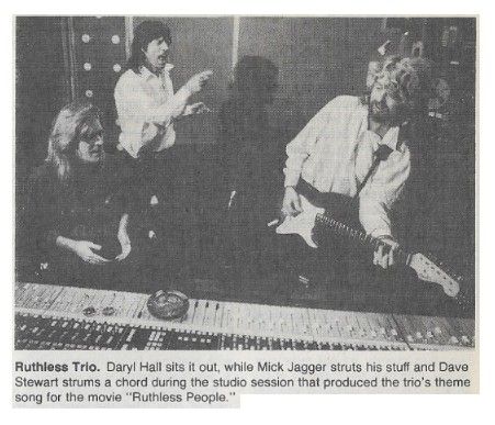Hall, Daryl--Mick Jagger--Dave Stewart / Ruthless Trio. / 1986