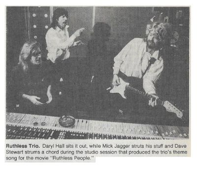 Hall, Daryl--Mick Jagger--Dave Stewart / Ruthless Trio. / 1986