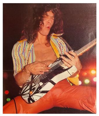 Van Halen / Eddie Van Halen On Stage--Red Pants / 1979