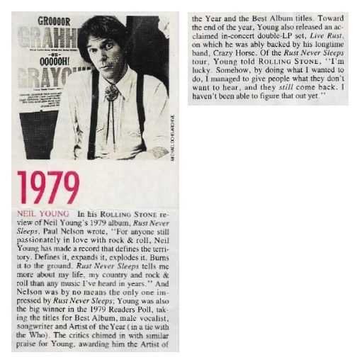 Young, Neil / Photo and Story / 1986