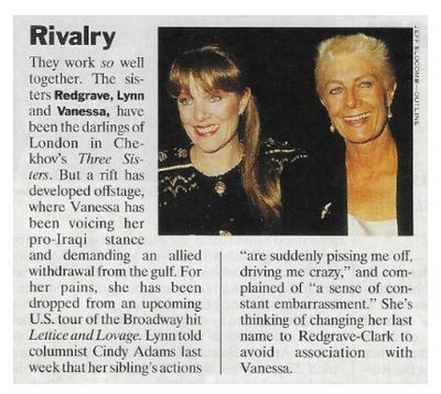 Redgrave, Lynn + Vanessa / Rivalry / 1991