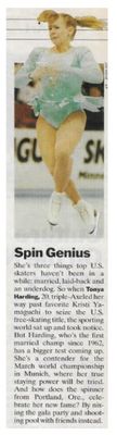 Harding, Tonya / Spin Genius / 1991