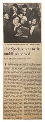 Specials, The / The Specials Move to the Middle of the Road / 1980