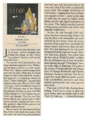 Cale, J.J. / Travel-Log / 1990