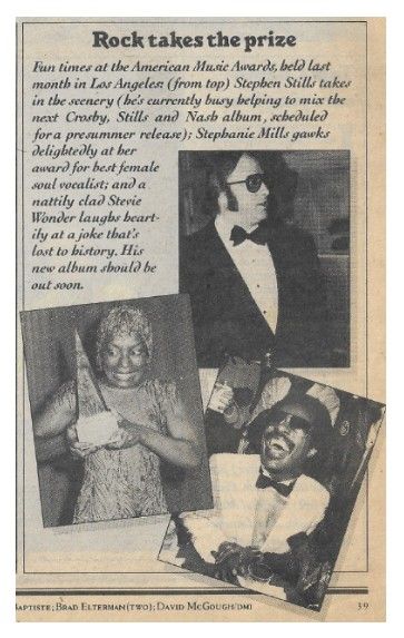 Stills, Stephen--Stevie Wonder--Stephanie Mills / Rock Takes the Prize / 1982