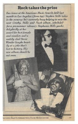 Stills, Stephen--Stevie Wonder--Stephanie Mills / Rock Takes the Prize / 1982