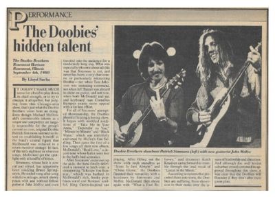 Doobie Brothers, The / Rosemont Horizon / 1980