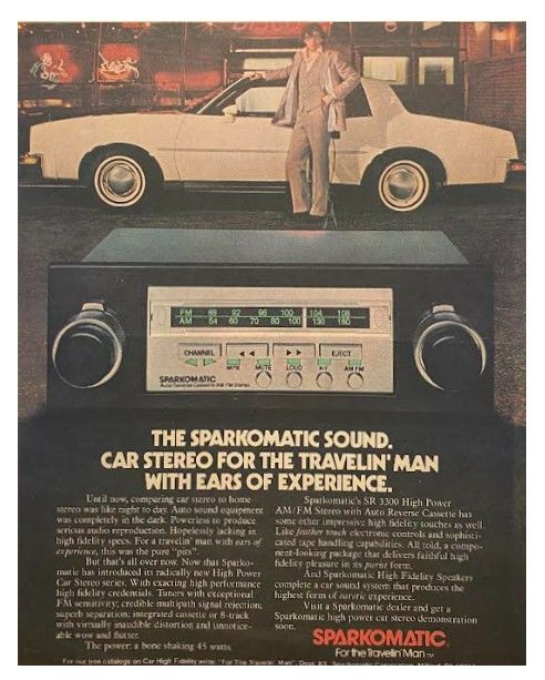 Sparkomatic / Car Stereo for the Travelin' Man / 1979