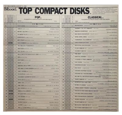 Gabriel, Peter / So: Top Compact Disks / 8-16-86