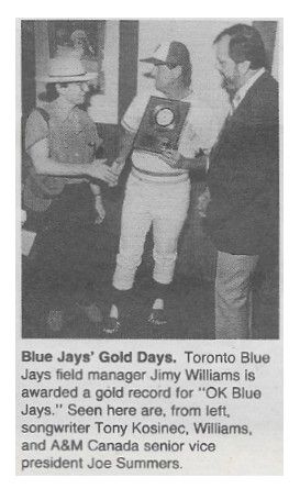 Williams, Jimy / Blue Jays' Gold Days. / 1986