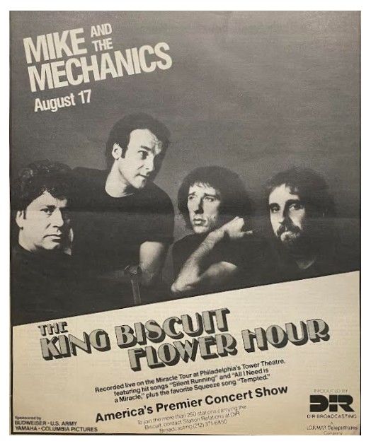Mike + The Mechanics / The King Biscuit Flower Hour / 1986