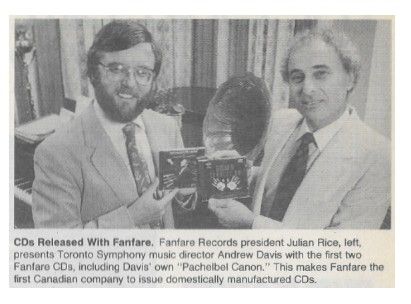 Davis, Andrew / CDs Released with Fanfare / 1986