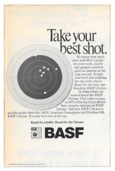 BASF / Take Your Best Shot. / 1986