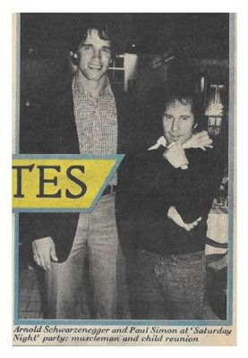 Simon, Paul--Arnold Schwarzenegger / Saturday Night Party / 1976
