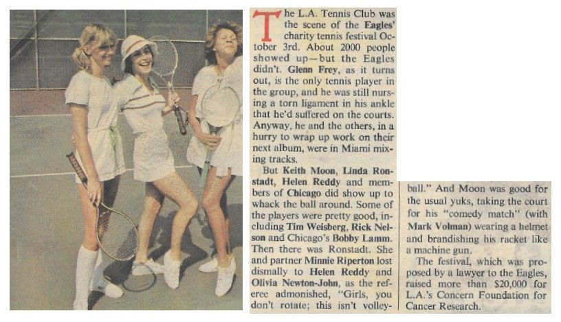 Newton-John, Olivia--Helen Reddy--Minnie Riperton / L.A. Tennis Club / 1976