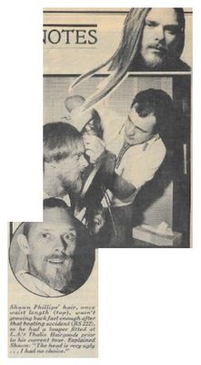 Phillips, Shawn / Boating Accident / 1976