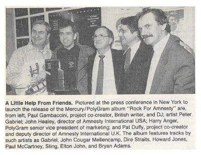 Gabriel, Peter / A Little Help From Friends. / 1986