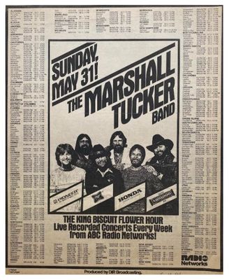 Marshall Tucker Band / King Biscuit Flower Hour / 1981