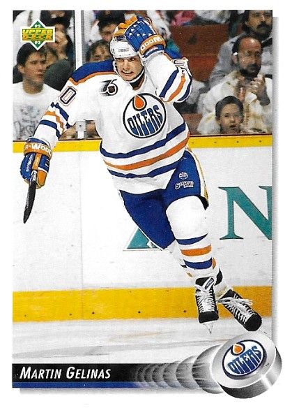 Gelinas, Martin / 1992-93 Edmonton Oilers / Upper Deck #282