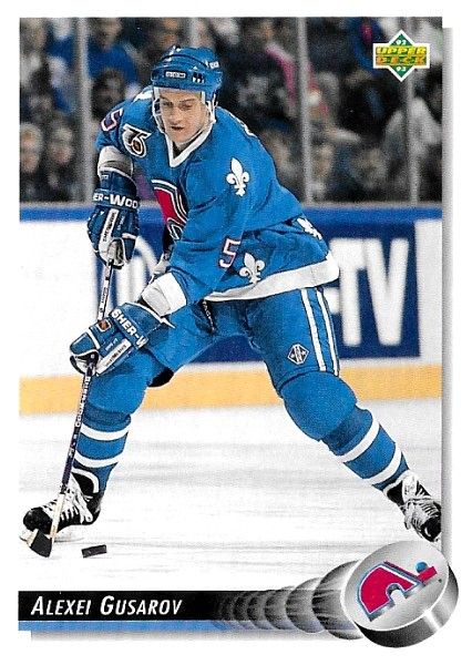 Gusarov, Alexei / 1992-93 Quebec Nordiques / Upper Deck #127