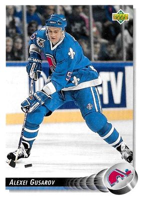 Gusarov, Alexei / 1992-93 Quebec Nordiques / Upper Deck #127