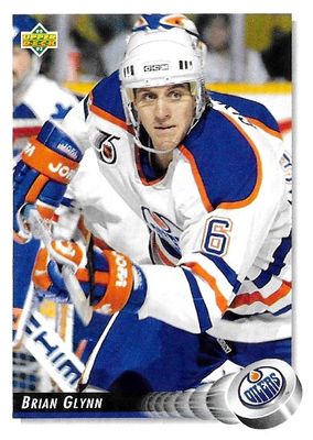 Glynn, Brian / 1992-93 Edmonton Oilers / Upper Deck #64