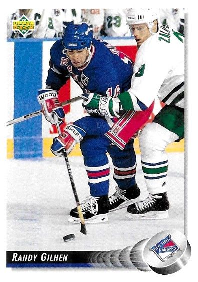 Gilhen, Randy / 1992-93 New York Rangers / Upper Deck #82