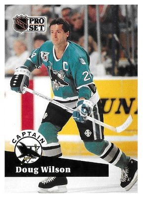 Wilson, Doug / 1991-92 San Jose Sharks / Pro Set #584