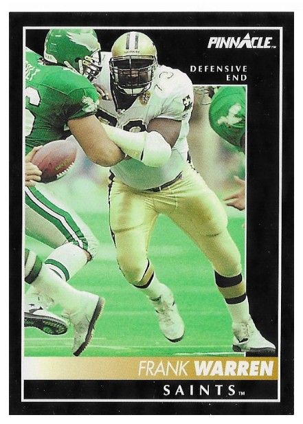Warren, Frank / 1992 New Orleans Saints / Pinnacle #227