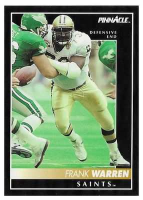 Warren, Frank / 1992 New Orleans Saints / Pinnacle #227