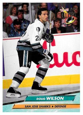 Wilson, Doug / 1992-93 San Jose Sharks / Ultra #199