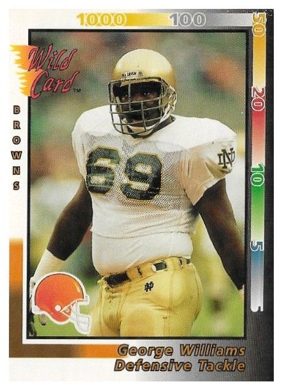 Williams, George / 1992 Cleveland Browns / Wild Card #410