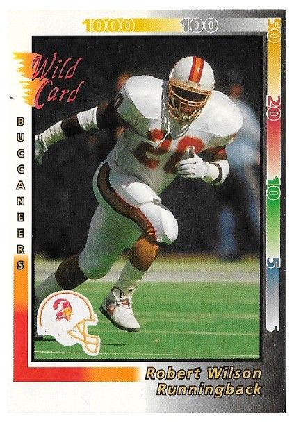Wilson, Robert / 1992 Tampa Bay Buccaneers / Wild Card #359