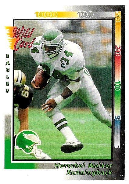 Walker, Herschel / 1992 Philadelphia Eagles / Wild Card #428