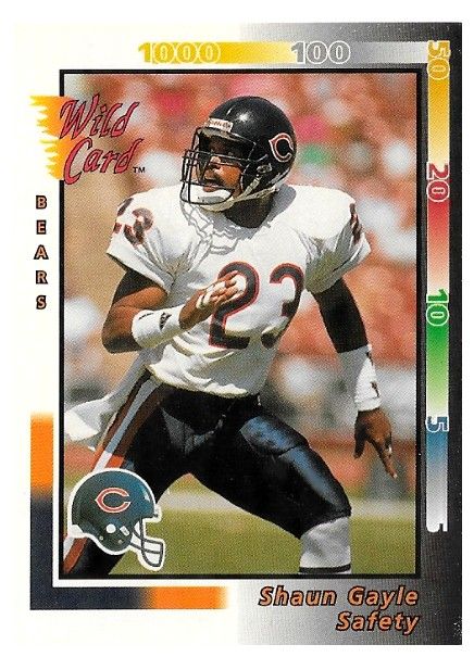 Gayle, Shaun / 1992 Chicago Bears / Wild Card #361