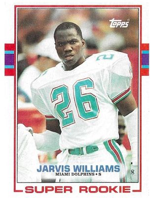 Williams, Jarvis / 1989 Miami Dolphins / Topps #291
