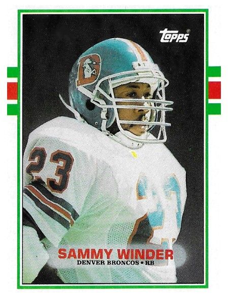 Winder, Sammy / 1989 Denver Broncos / Topps #243