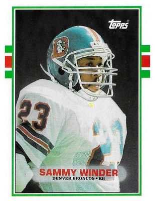 Winder, Sammy / 1989 Denver Broncos / Topps #243