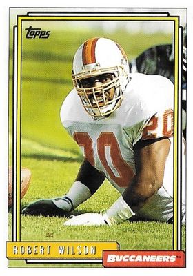 Wilson, Robert / 1992 Tampa Bay Buccaneers / Topps #183