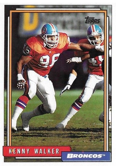 Walker, Kenny / 1992 Denver Broncos / Topps #215