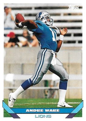 Ware, Andre / 1993 Detroit Lions / Topps #656