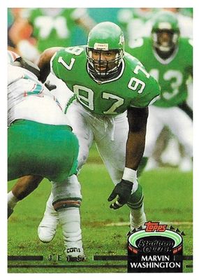 Washington, Marvin / 1992 New York Jets / Stadium Club #251