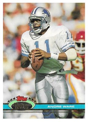 Ware, Andre / 1991 Detroit Lions / Stadium Club #168