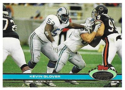 Glover, Kevin / 1991 Detroit Lions / Stadium Club #43