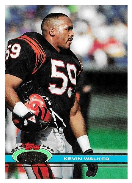 Walker, Kevin / 1991 Cincinnati Bengals / Stadium Club #229