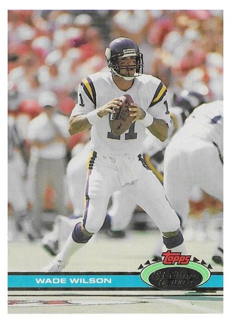 Wilson, Wade / 1991 Minnesota Vikings / Stadium Club #144